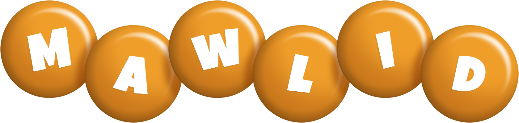 Mawlid candy-orange logo
