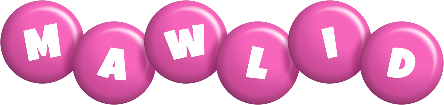 Mawlid candy-pink logo