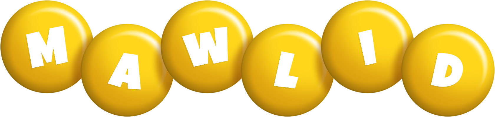 Mawlid candy-yellow logo