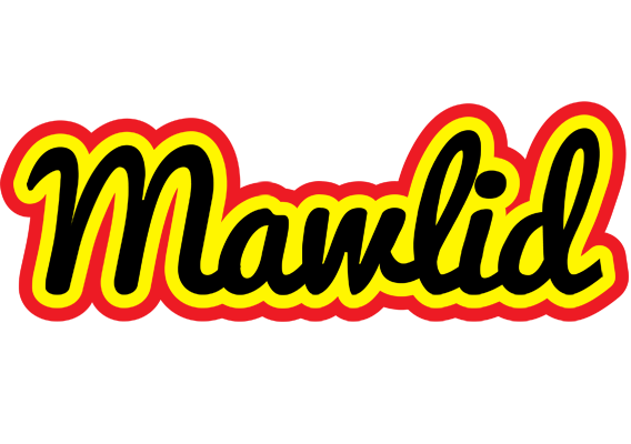 Mawlid flaming logo