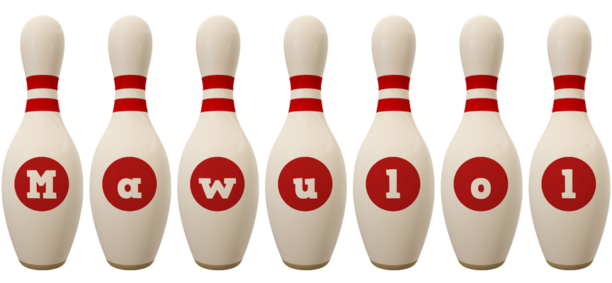 Mawulol bowling-pin logo