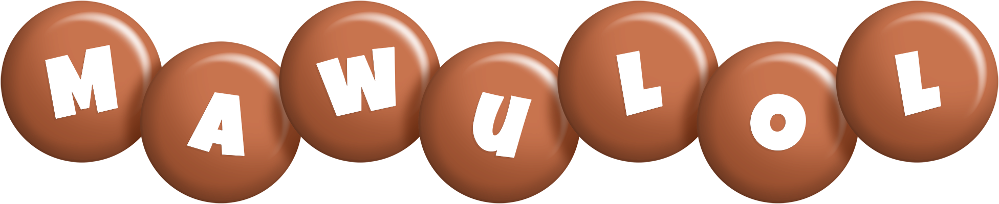 Mawulol candy-brown logo