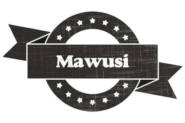 Mawusi grunge logo