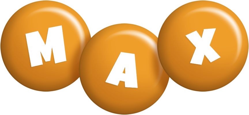 Max candy-orange logo