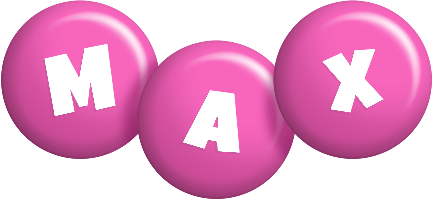 Max candy-pink logo