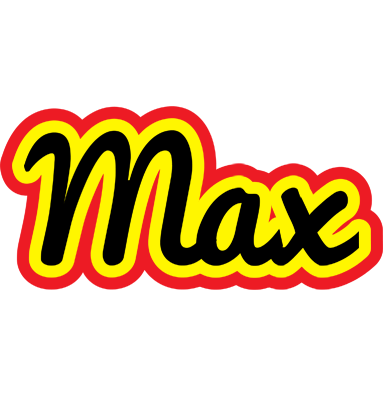 Max flaming logo