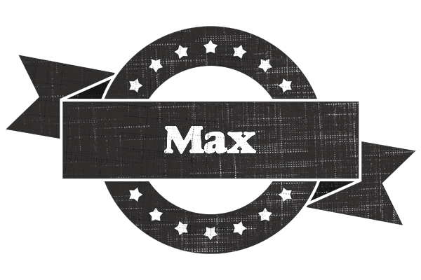 Max grunge logo