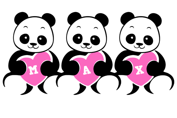 Max love-panda logo