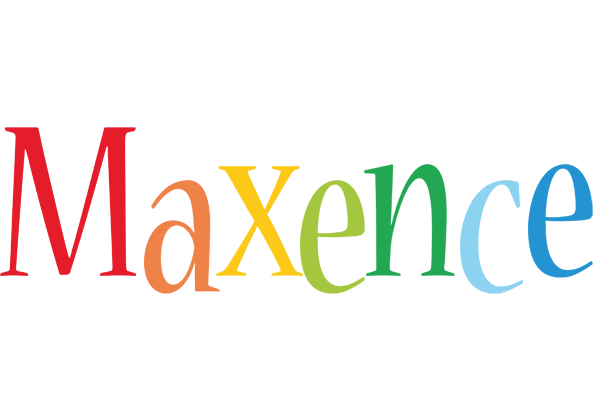 Maxence birthday logo