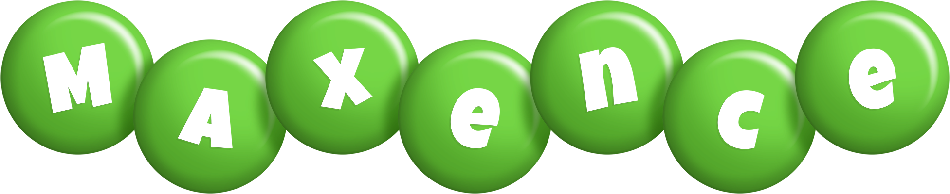 Maxence candy-green logo