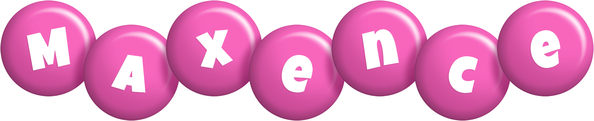 Maxence candy-pink logo