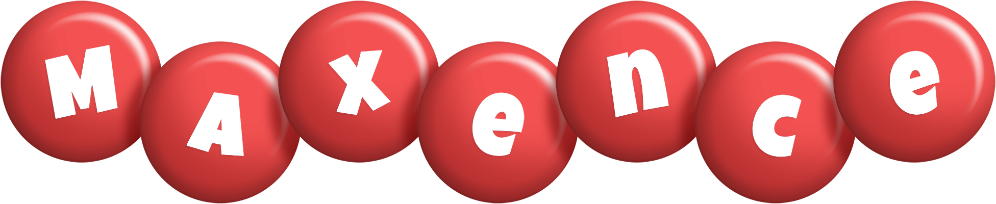 Maxence candy-red logo