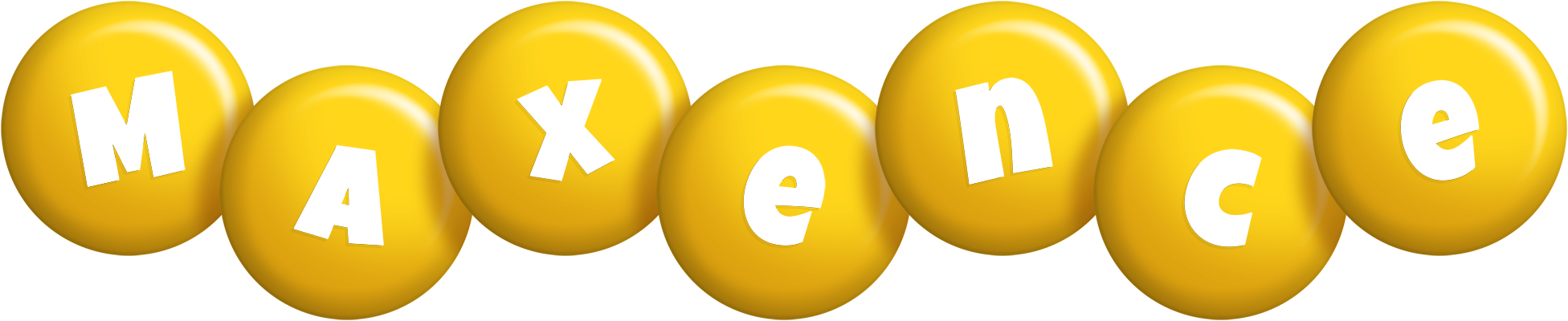 Maxence candy-yellow logo