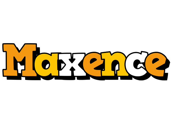 Maxence cartoon logo