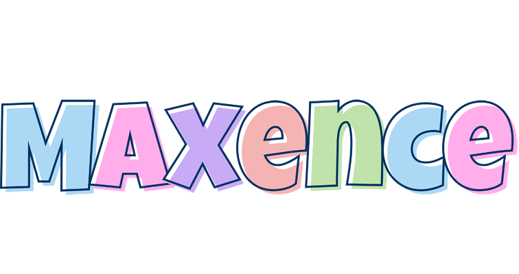 Maxence pastel logo