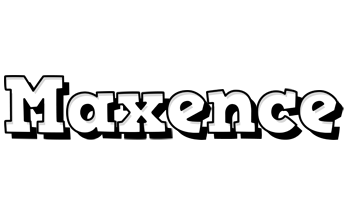 Maxence snowing logo