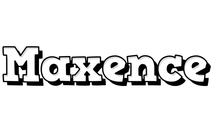 Maxence snowing logo