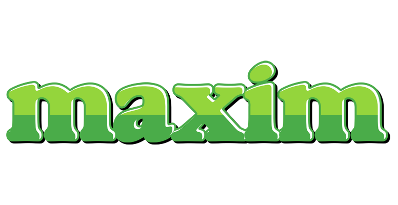 Maxim apple logo
