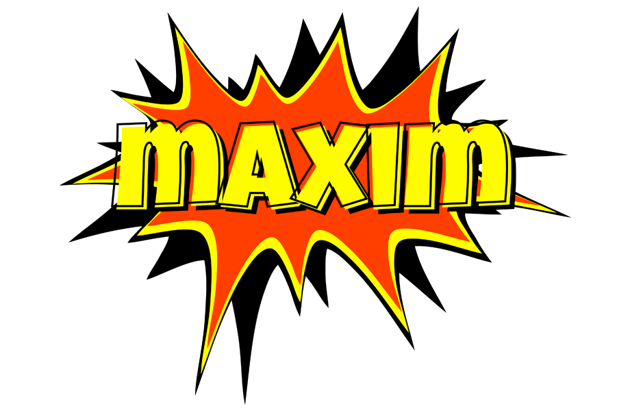 Maxim bazinga logo