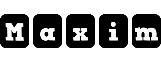 Maxim box logo