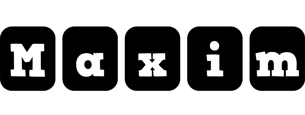 Maxim box logo