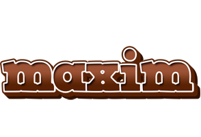 Maxim brownie logo