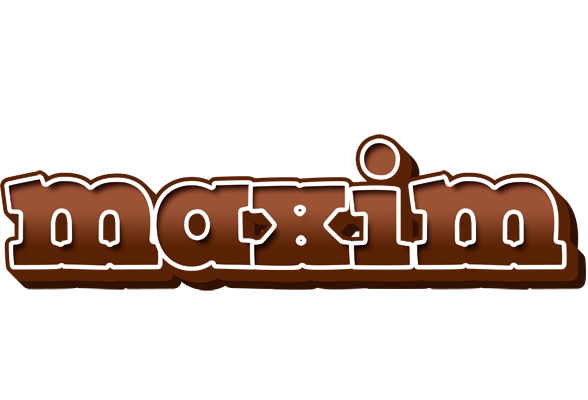 Maxim brownie logo