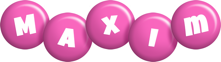 Maxim candy-pink logo