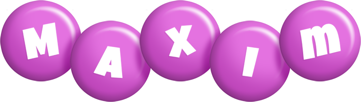 Maxim candy-purple logo