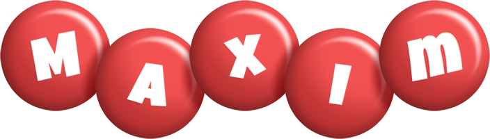 Maxim candy-red logo