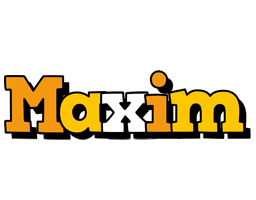 Maxim cartoon logo
