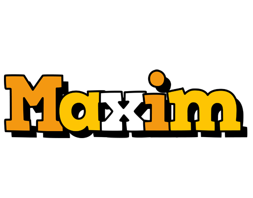 Maxim cartoon logo
