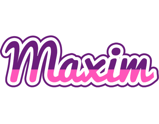 Maxim cheerful logo