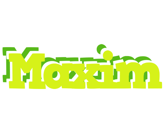 Maxim citrus logo