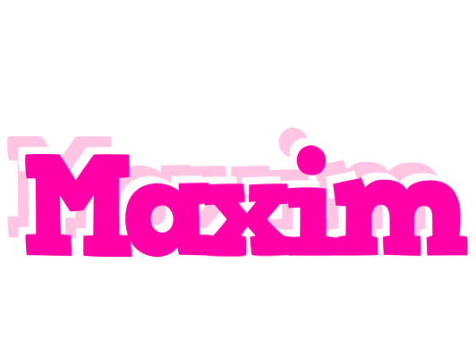 Maxim dancing logo
