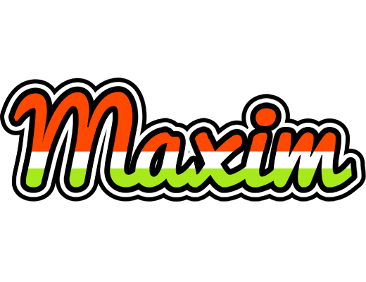 Maxim exotic logo