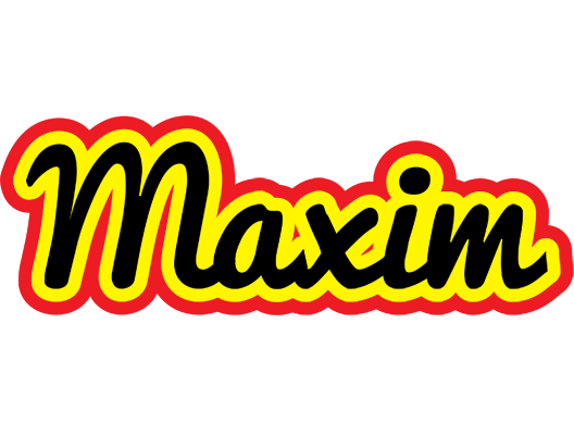 Maxim flaming logo