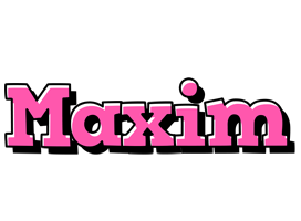 Maxim girlish logo