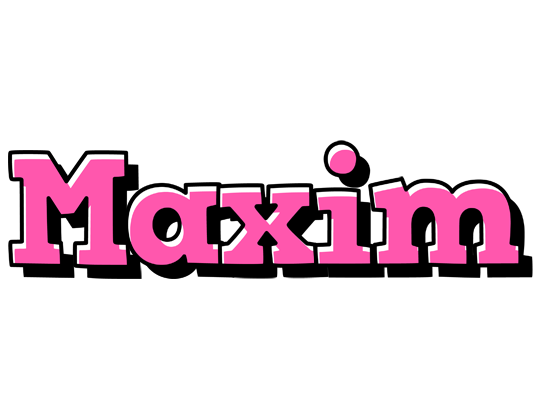 Maxim girlish logo