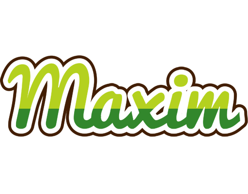 Maxim golfing logo