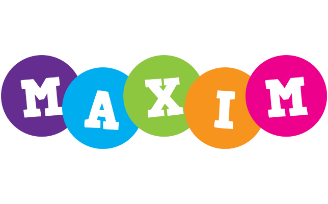 Maxim happy logo