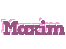Maxim relaxing logo
