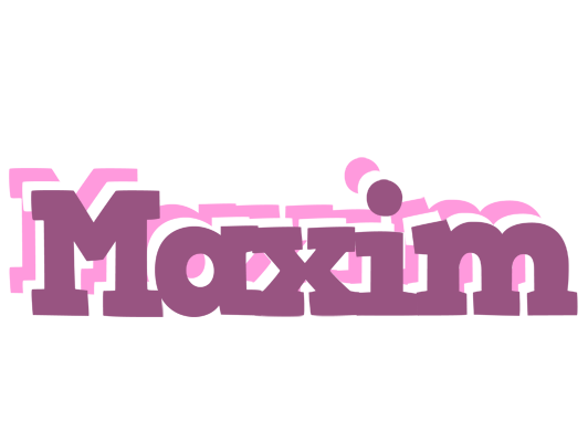 Maxim relaxing logo