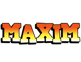 Maxim sunset logo