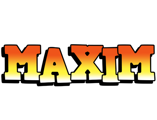 Maxim sunset logo