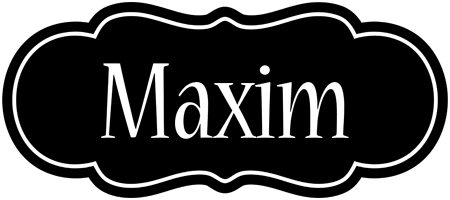 Maxim welcome logo