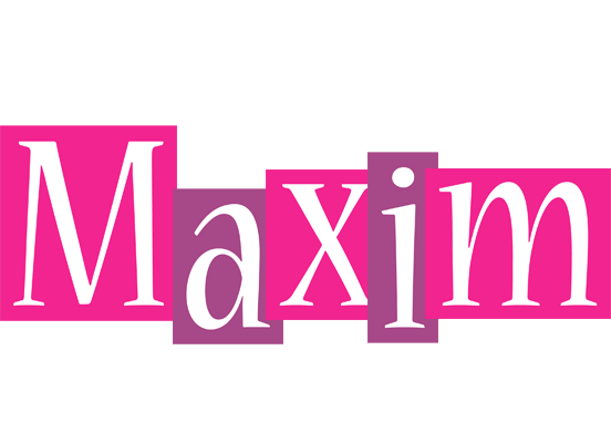 Maxim whine logo