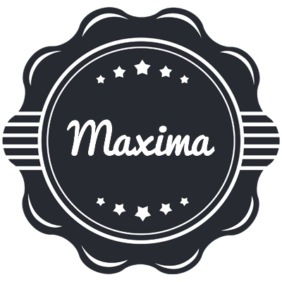 Maxima badge logo