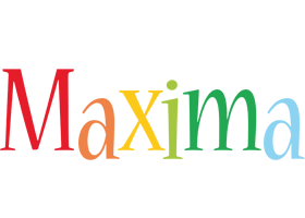 Maxima birthday logo