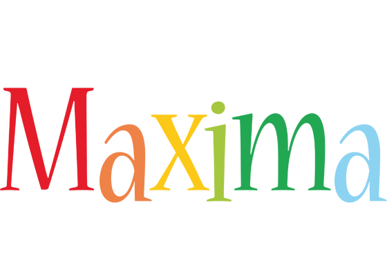 Maxima birthday logo
